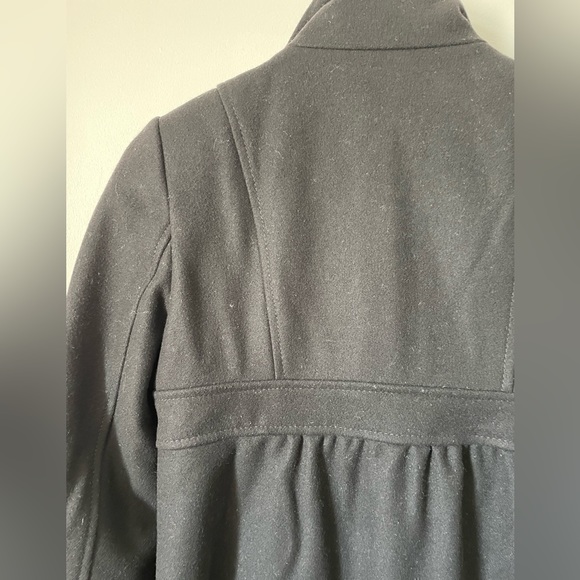 Black Wool Pea Coat by Stile Benetton (United Colors of Benetton) - Picture 6 of 8